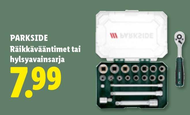 PARKSIDE Räikkäväantimet tai hylsyavainsarja