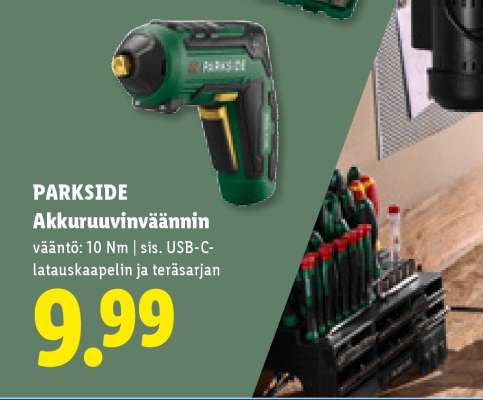 PARKSIDE Akkuruuvinväännin