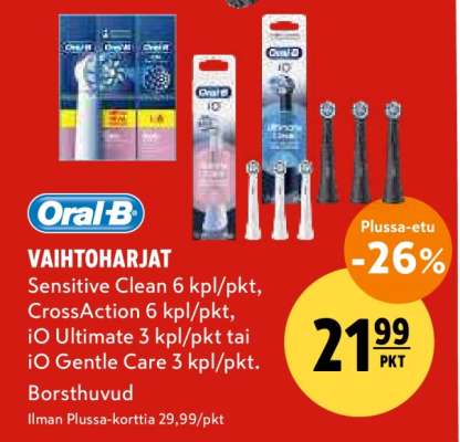 Oral-B VAIHTOHARJAT