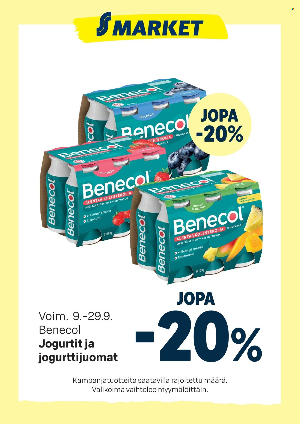 S-market tarjoukset - 09.09.2026 - 29.09.2026. Sivu 1