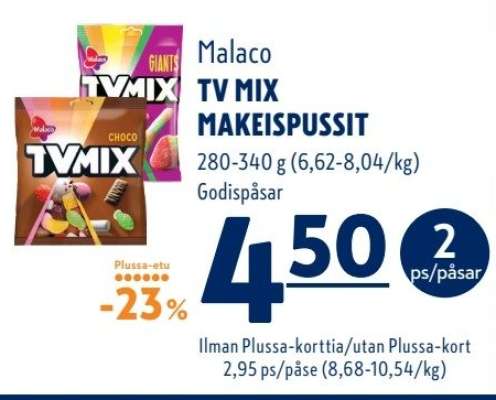 Malaco TV-Mix Makeispussit
