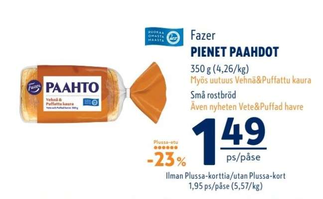 Fazer PIENET PAAHDOT