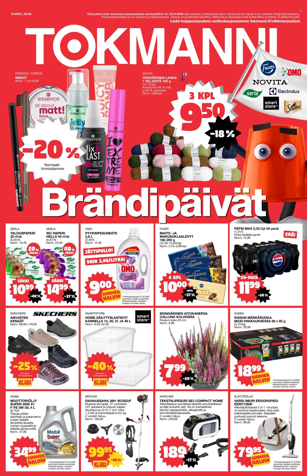 Tokmanni tarjoukset - 14.09.2026 - 20.09.2026. Sivu 1