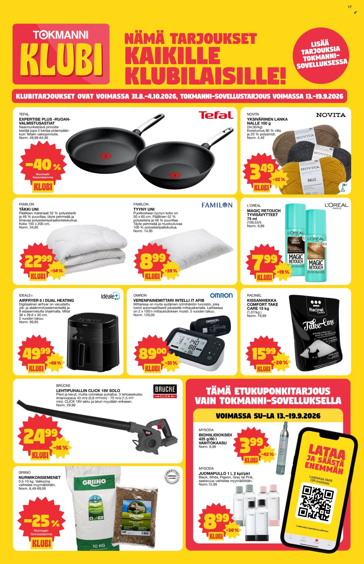 Tokmanni tarjoukset - 14.09.2026 - 20.09.2026. Sivu 17