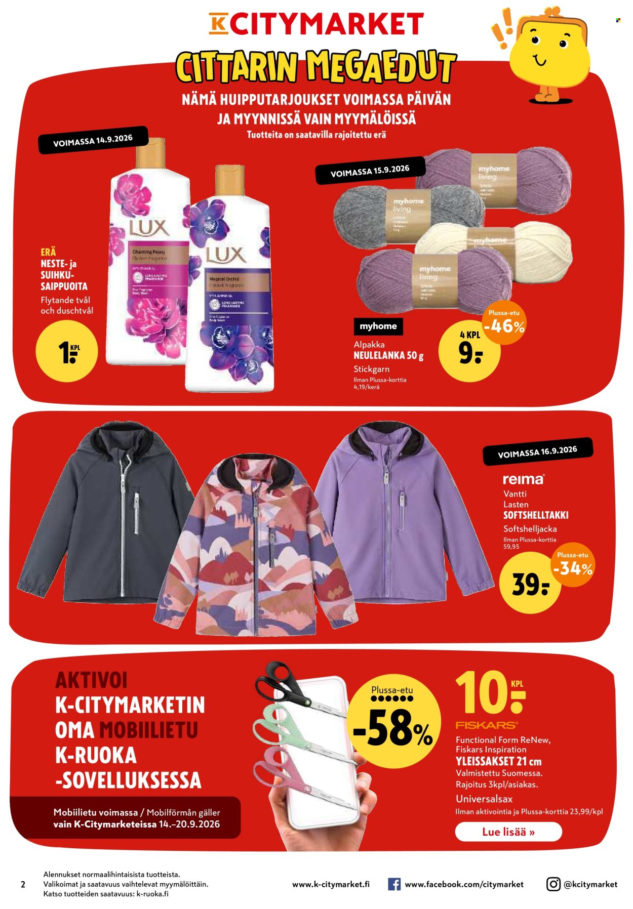 K-citymarket tarjoukset - 14.09.2026 - 20.09.2026. Sivu 2