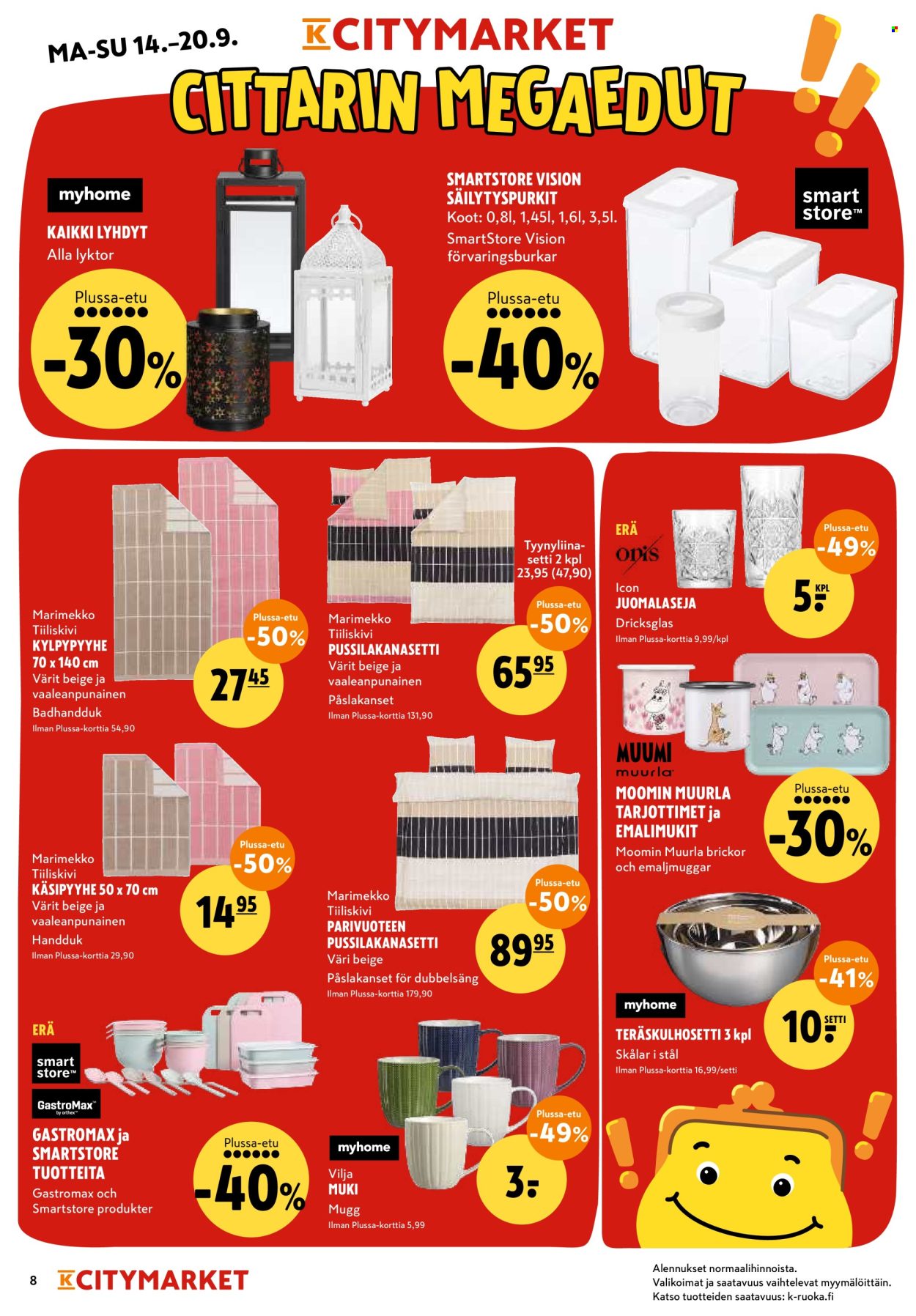 K-citymarket tarjoukset - 14.09.2026 - 20.09.2026. Sivu 8