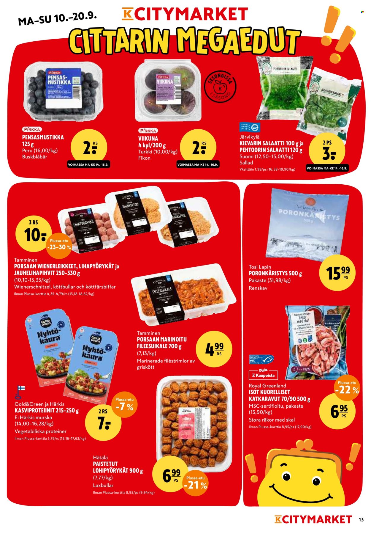 K-citymarket tarjoukset - 14.09.2026 - 20.09.2026. Sivu 13
