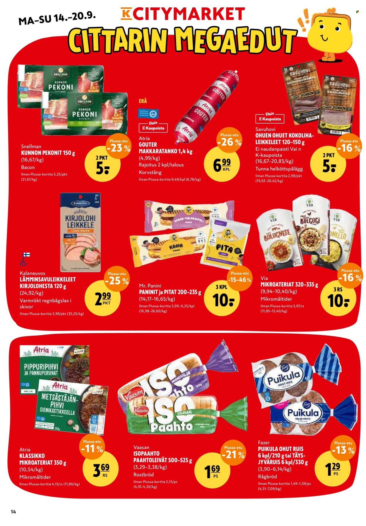 K-citymarket tarjoukset - 14.09.2026 - 20.09.2026. Sivu 14