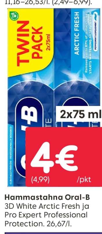 Hammastahna Oral-B