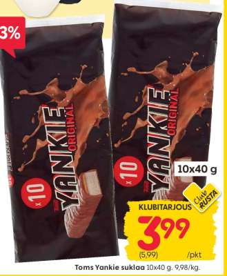 Toms Yankie suklaa
