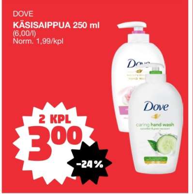 DOVE KÄSISAIPPUA 250 ml