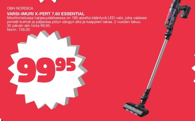 OBH NORDICA VARSI-IMURI X-PERT 7.60 ESSENTIAL