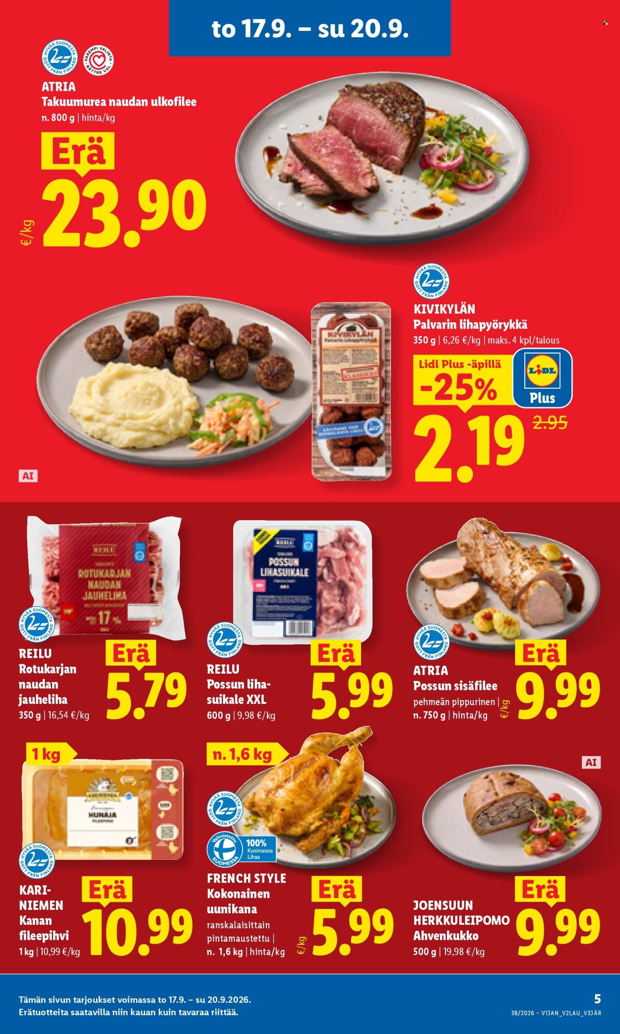 Lidl tarjoukset - 17.09.2026 - 20.09.2026. Sivu 5