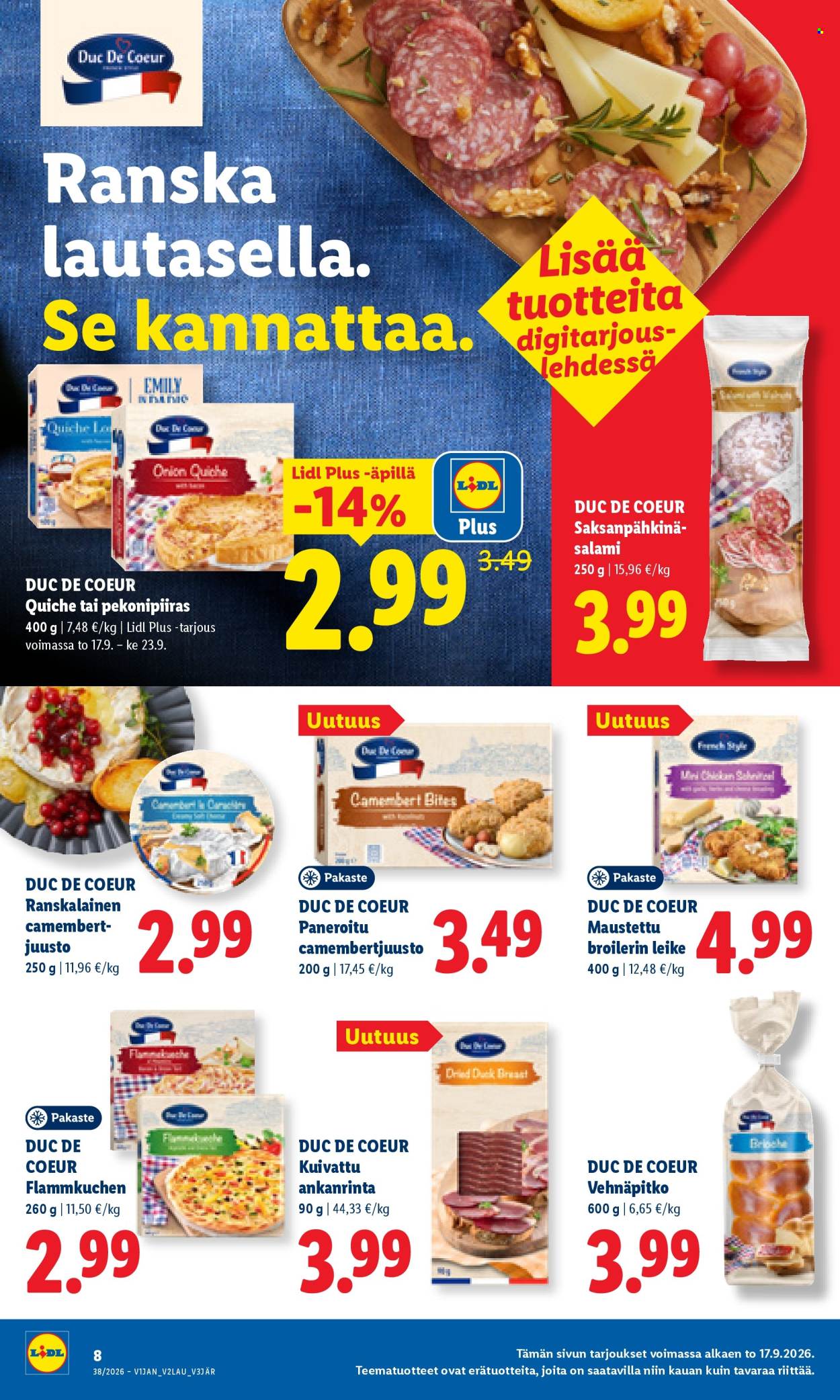 Lidl tarjoukset - 17.09.2026 - 20.09.2026. Sivu 8