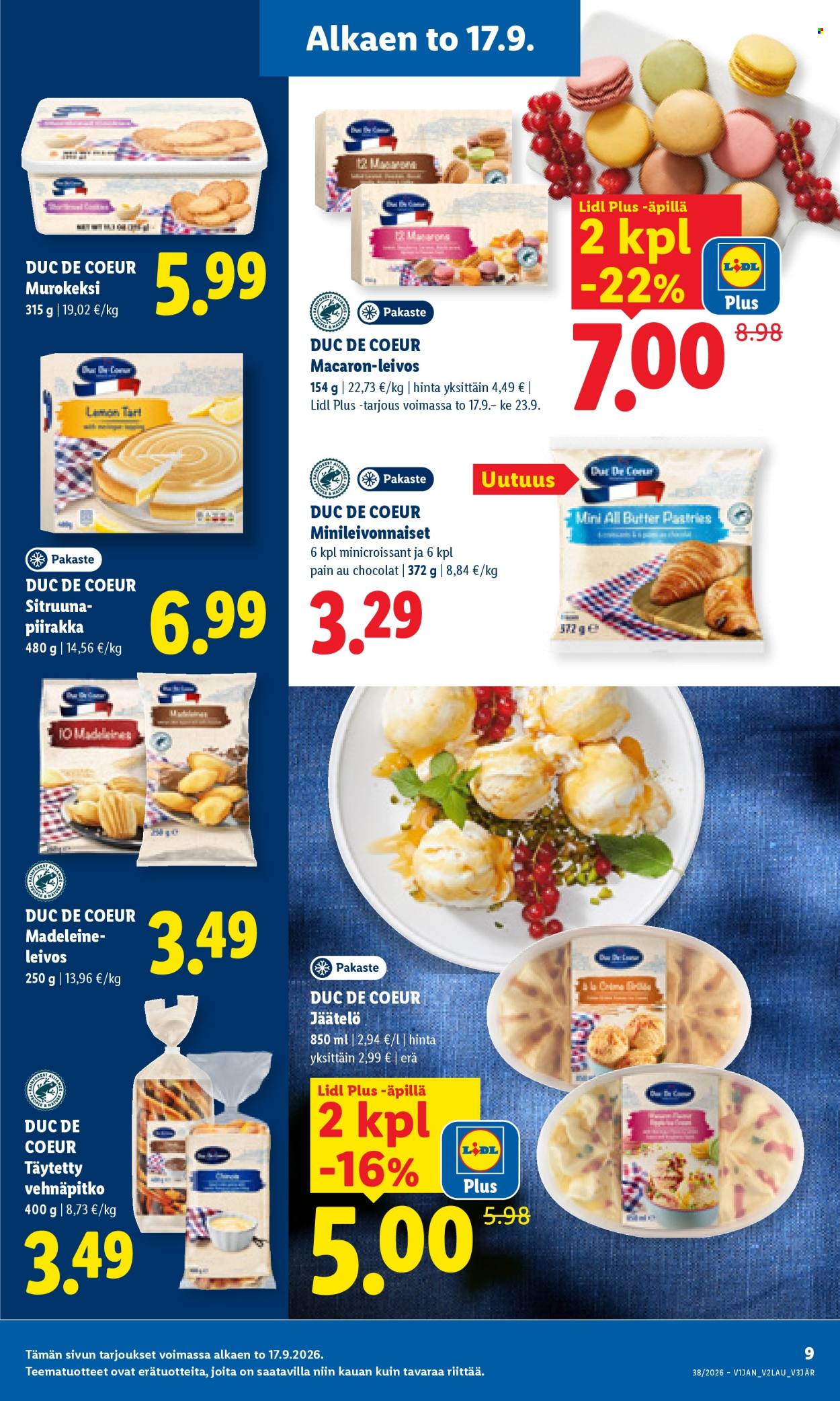 Lidl tarjoukset - 17.09.2026 - 20.09.2026. Sivu 9