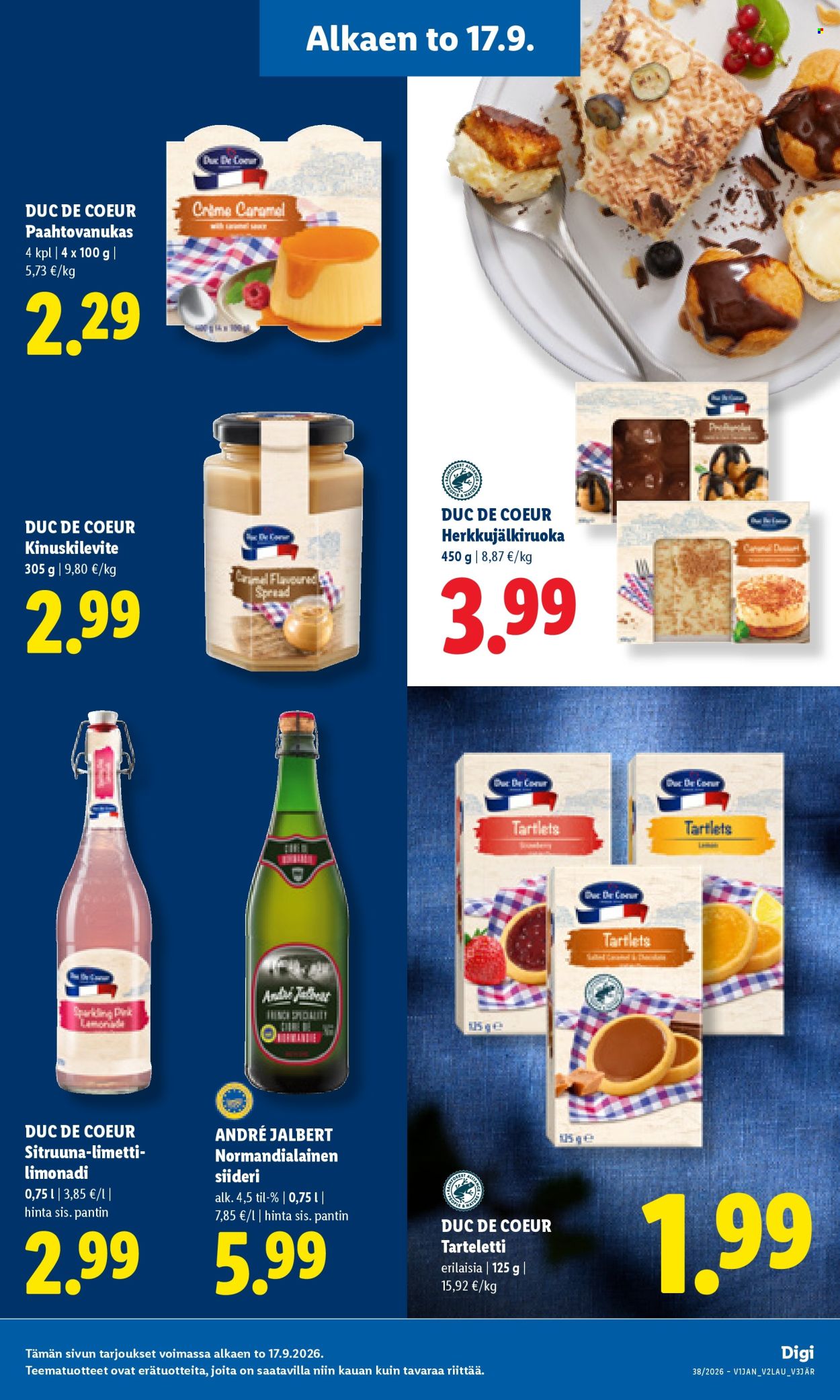 Lidl tarjoukset - 17.09.2026 - 20.09.2026. Sivu 11