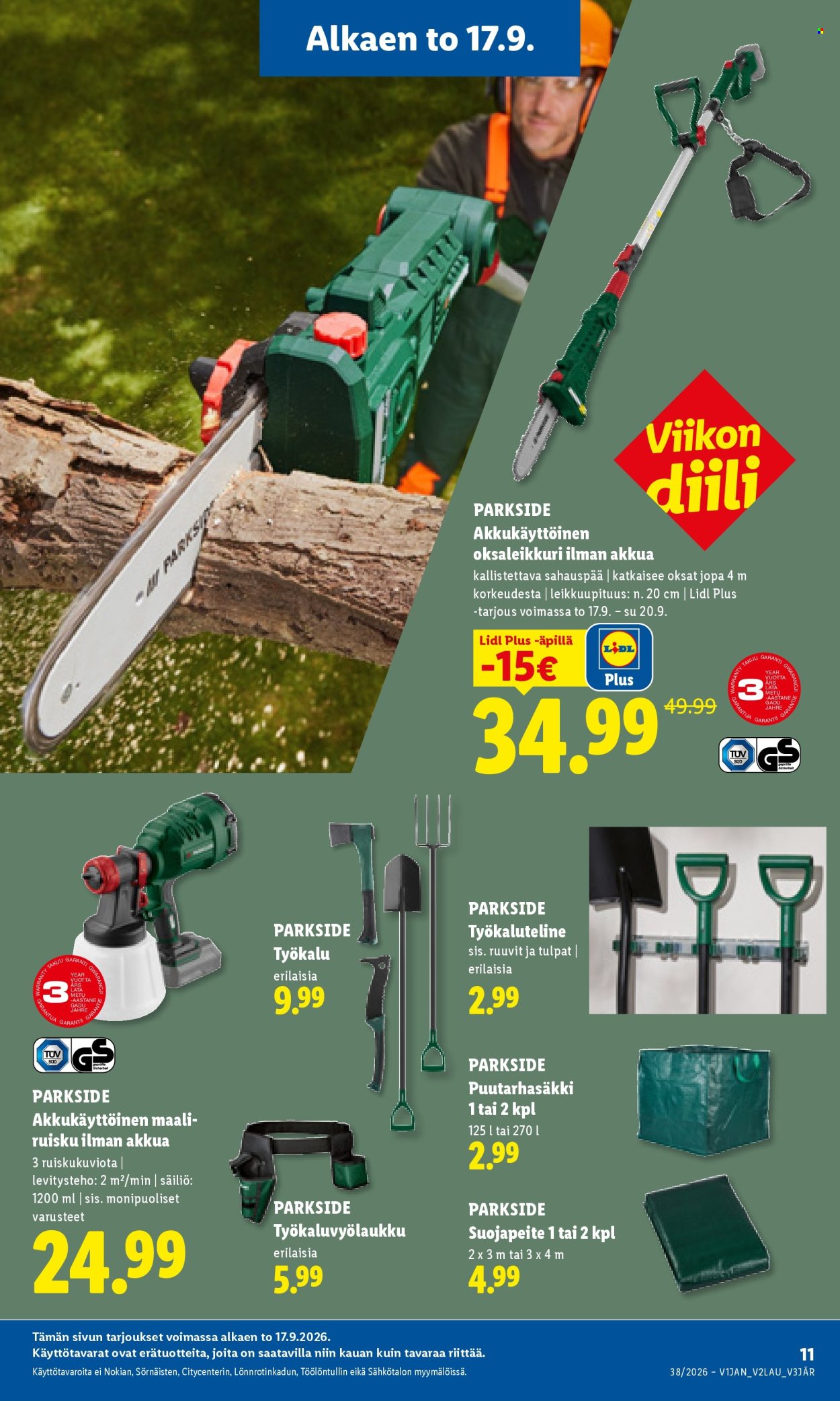 Lidl tarjoukset - 17.09.2026 - 20.09.2026. Sivu 13