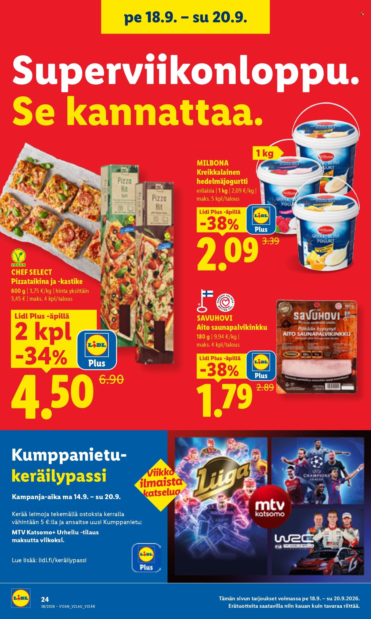 Lidl tarjoukset - 17.09.2026 - 20.09.2026. Sivu 20