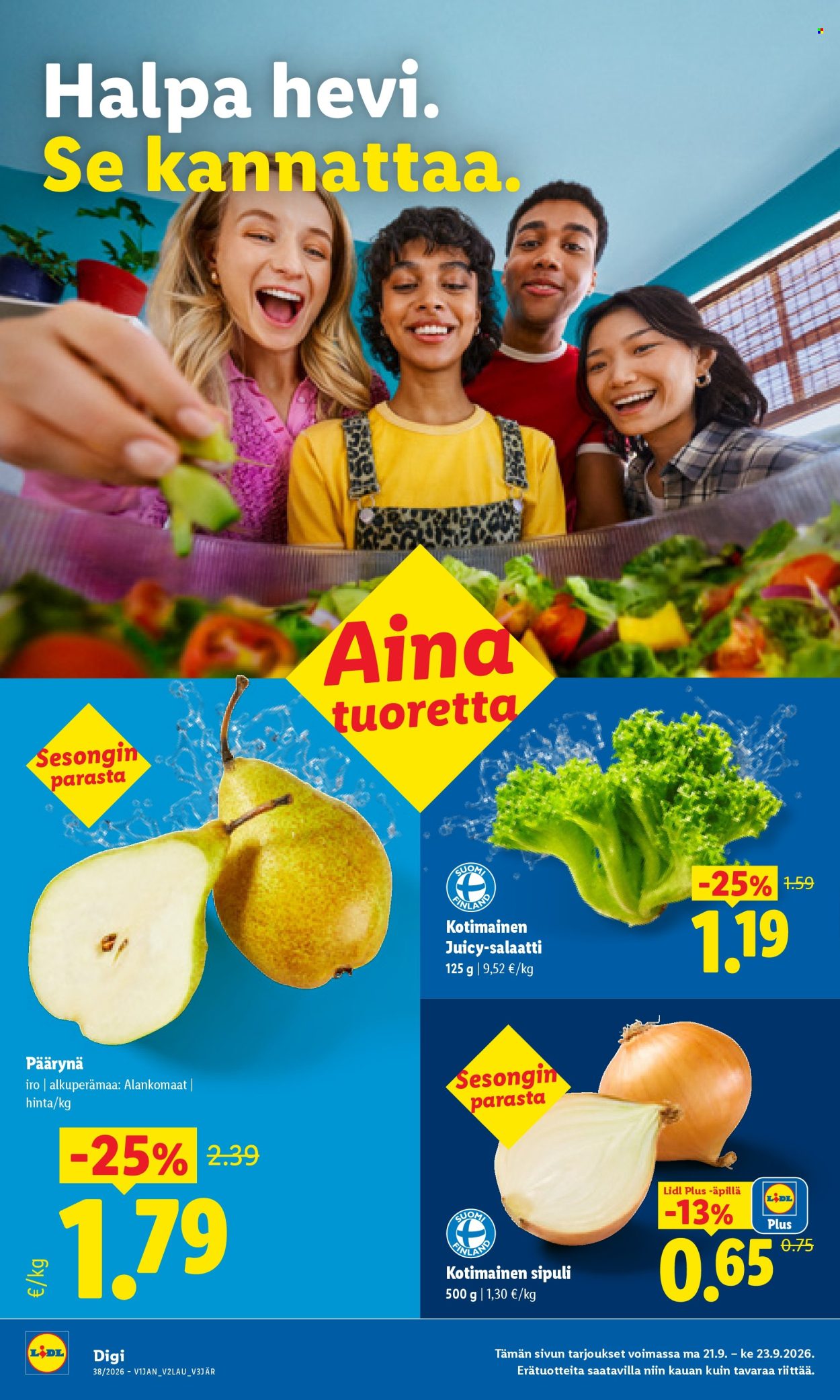 Lidl tarjoukset - 21.09.2026 - 23.09.2026. Sivu 2