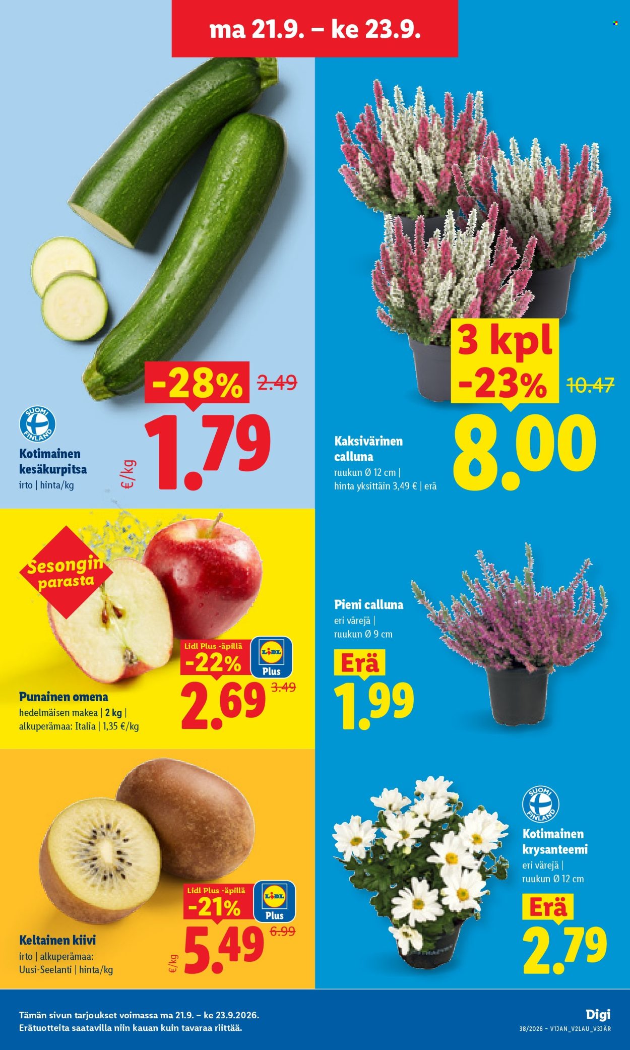 Lidl tarjoukset - 21.09.2026 - 23.09.2026. Sivu 3