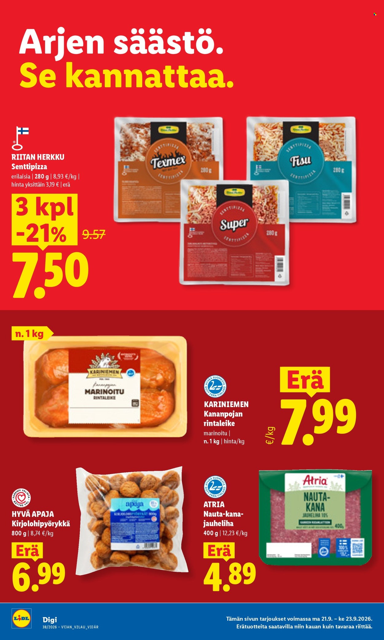 Lidl tarjoukset - 21.09.2026 - 23.09.2026. Sivu 4