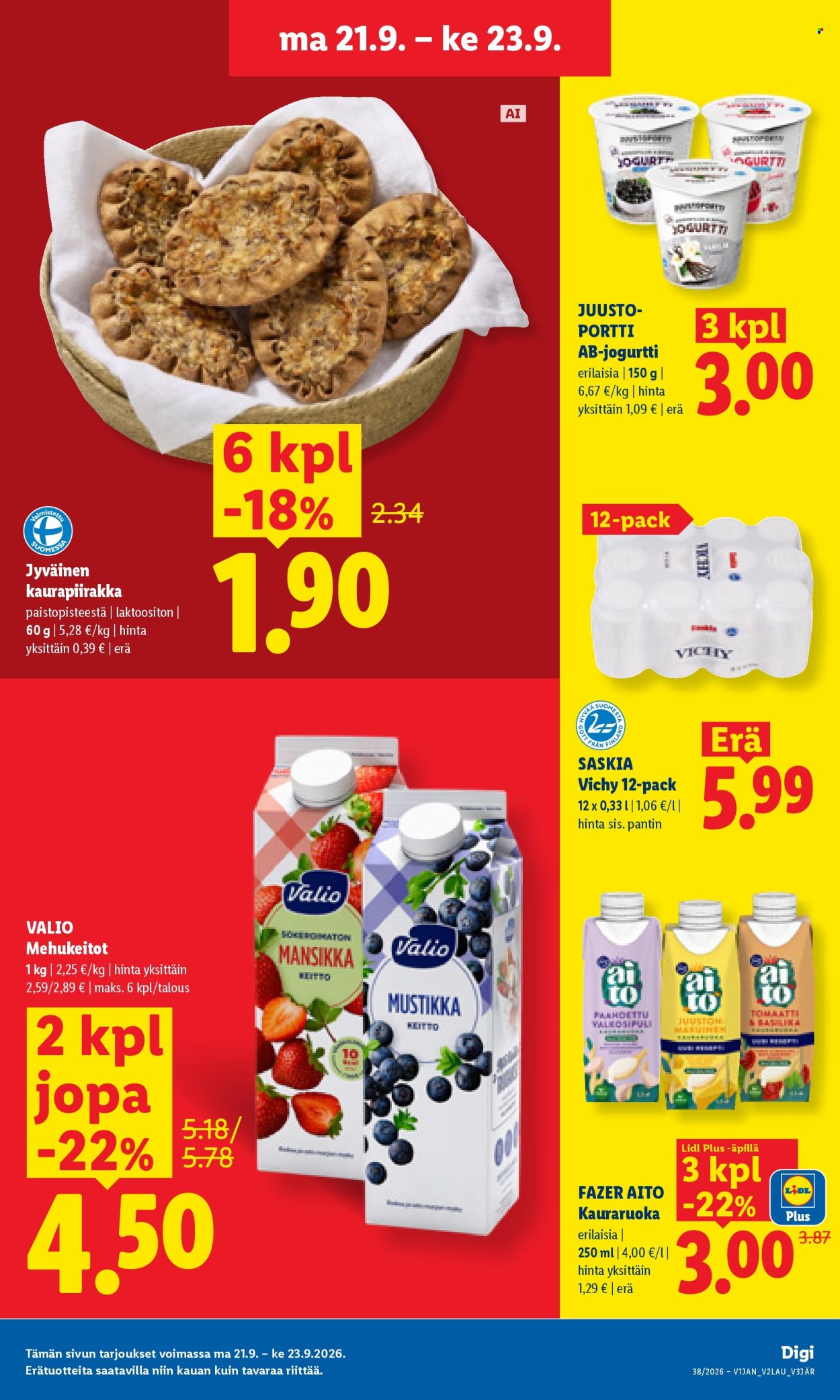 Lidl tarjoukset - 21.09.2026 - 23.09.2026. Sivu 5