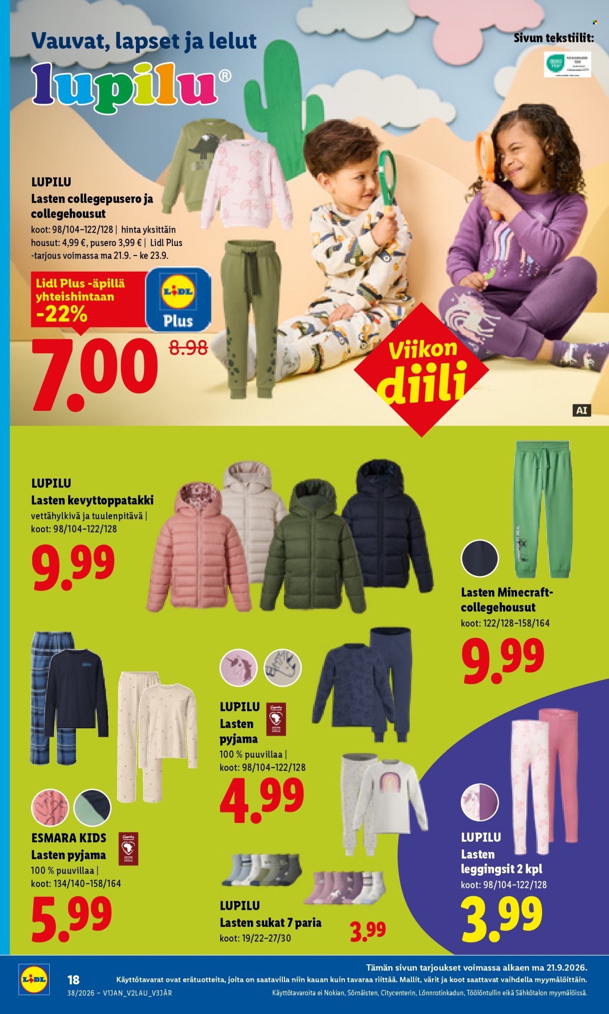 Lidl tarjoukset - 21.09.2026 - 23.09.2026. Sivu 8
