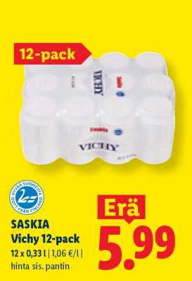 SASKIA Vichy 12-pack