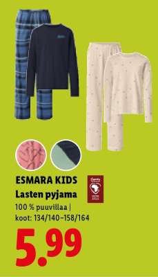 ESMARA KIDS Lasten pyjama