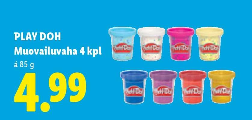 PLAY DOH Muovailuvaha 4 kpl