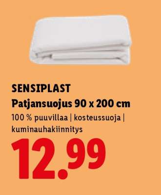 SENSIPLAST Patjansuoja 90 x 200 cm