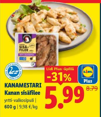 KANAMESTARI Kanan sisäfilee