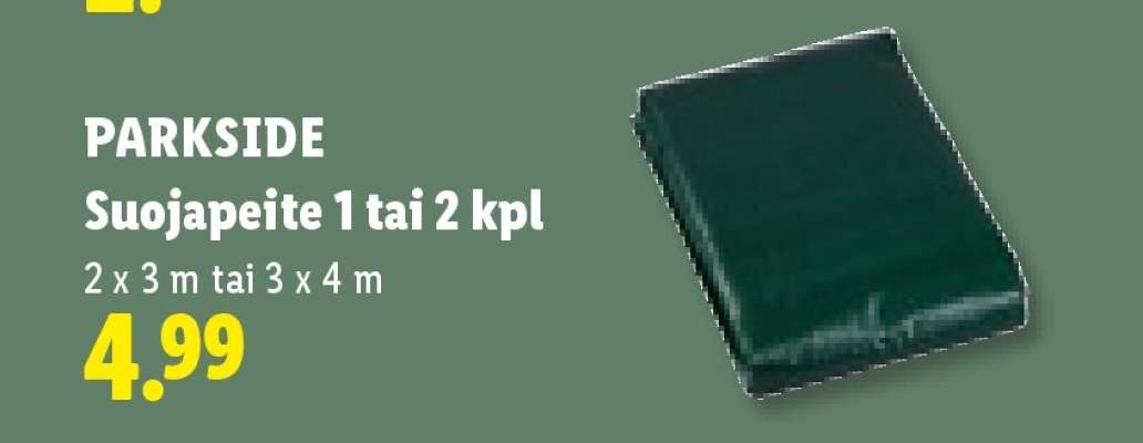 PARKSIDE Suojapeite 1 tai 2 kpl