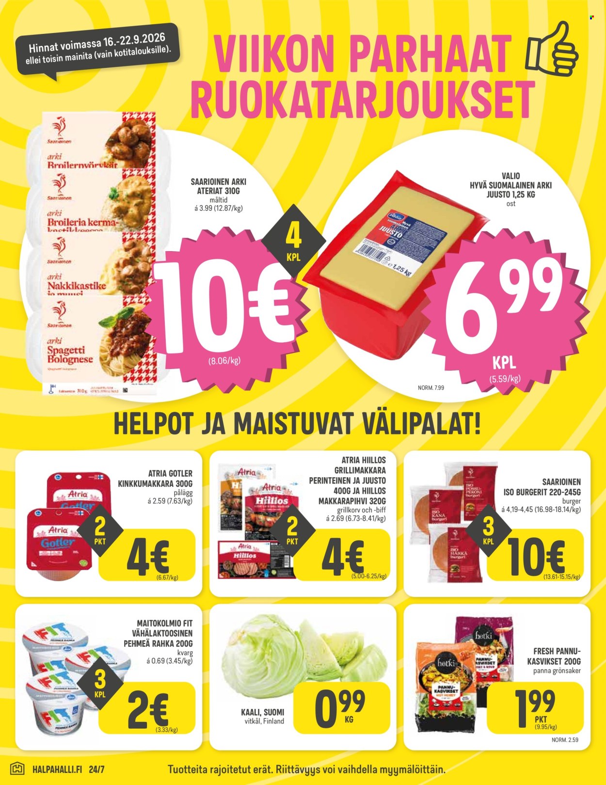 HalpaHalli tarjoukset - 16.09.2026 - 22.09.2026. Sivu 2