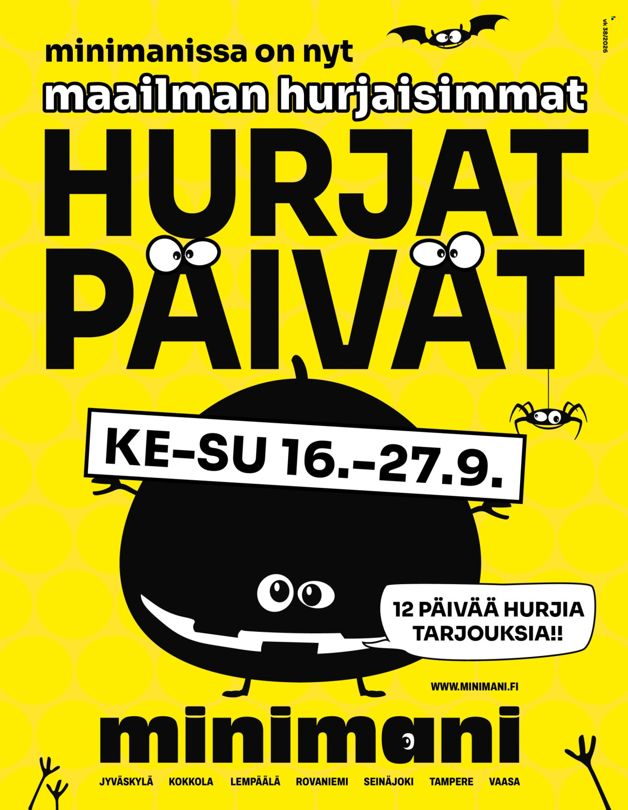 Minimani tarjoukset - 16.09.2026 - 27.09.2026. Sivu 1