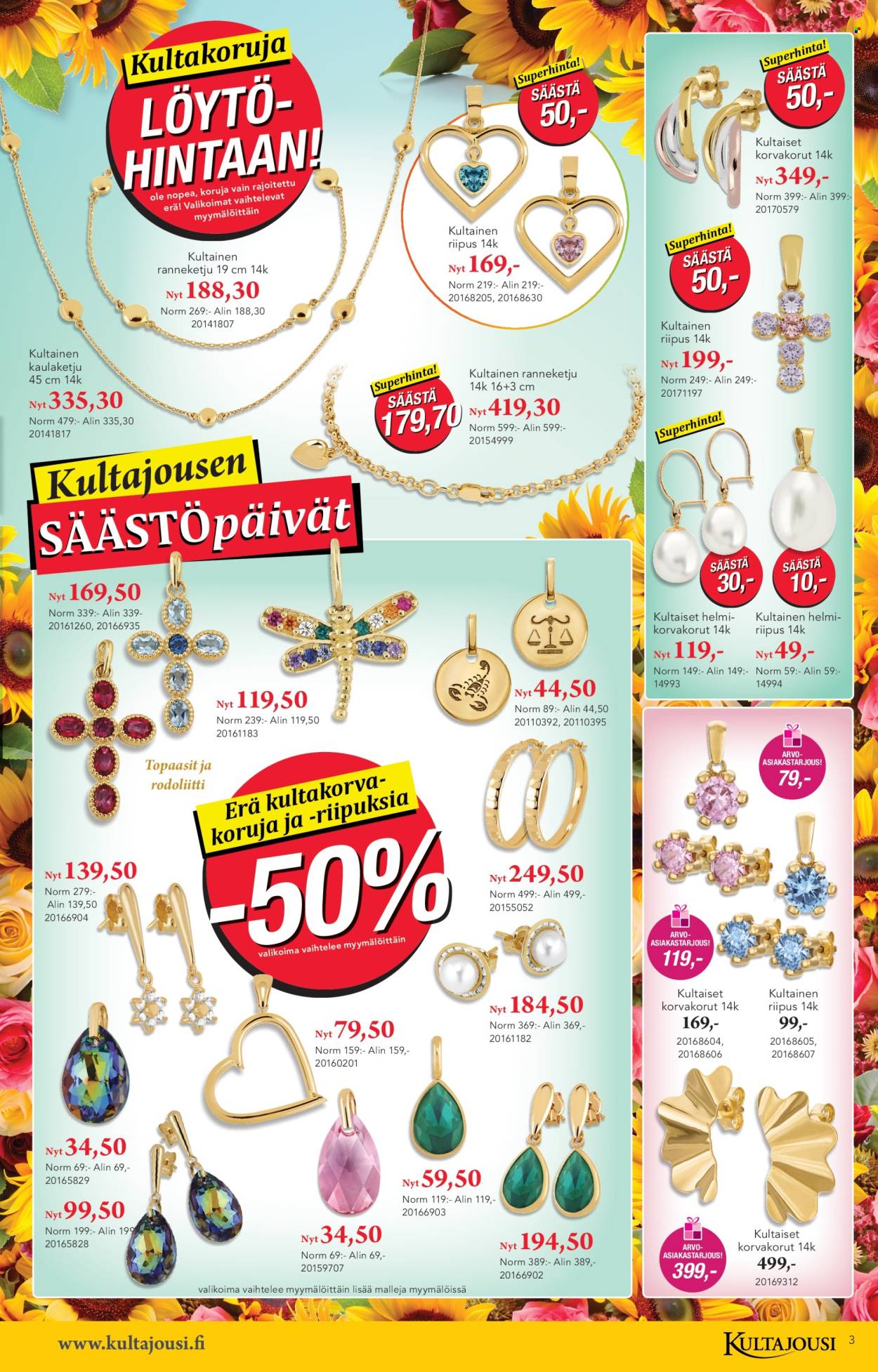 Kultajousi tarjoukset - 16.09.2026 - 11.10.2026. Sivu 3