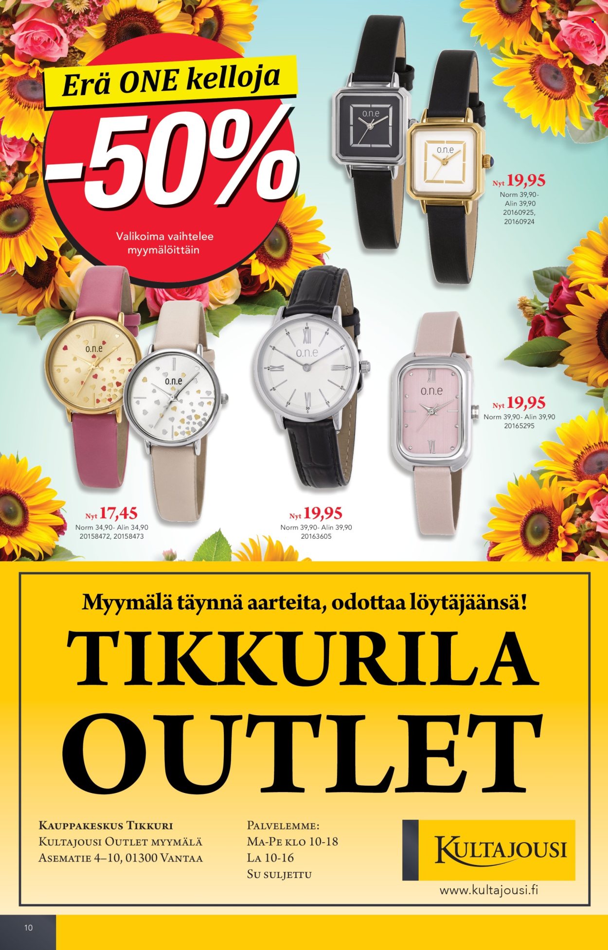 Kultajousi tarjoukset - 16.09.2026 - 11.10.2026. Sivu 10