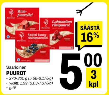 Saarioinen PUUROT