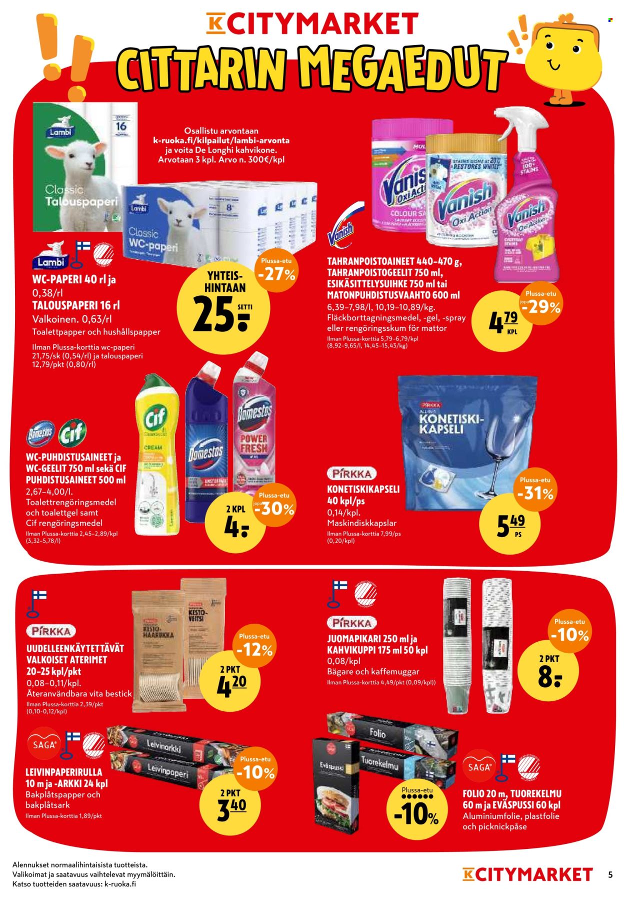 K-citymarket tarjoukset - 17.09.2026 - 20.09.2026. Sivu 5