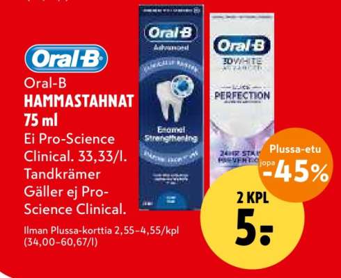 Oral-B HAMMASTAHNAT 75 ml