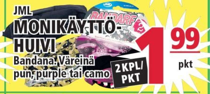 JML MONIKÄYTTÖ HUIVI