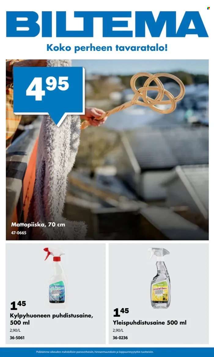 Biltema tarjoukset  - 13.09.2026 - 30.09.2026.