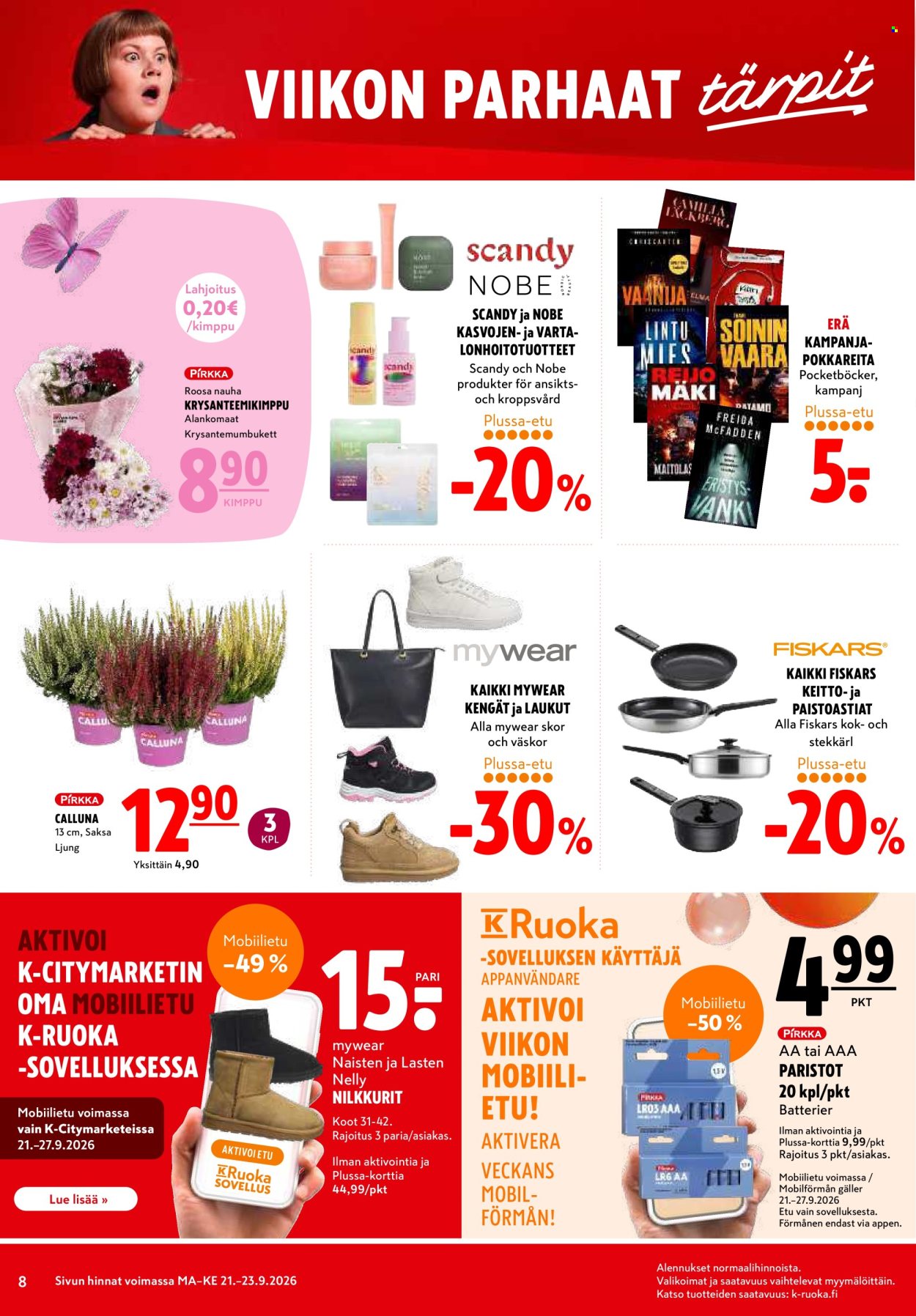 K-citymarket tarjoukset - 21.09.2026 - 23.09.2026. Sivu 8