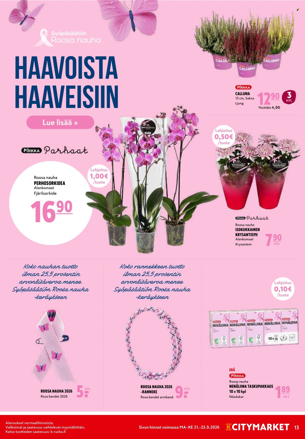 K-citymarket tarjoukset - 21.09.2026 - 23.09.2026. Sivu 13