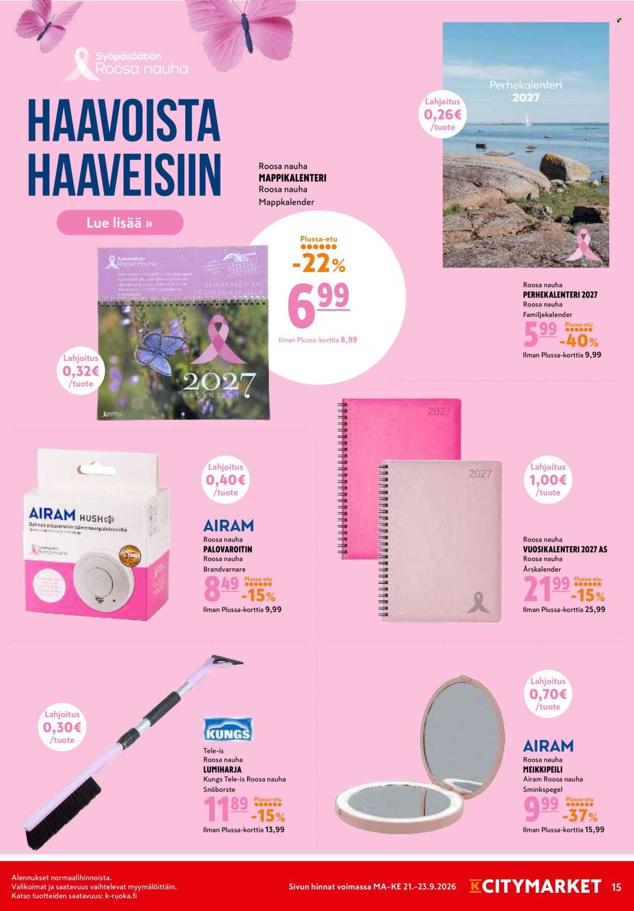 K-citymarket tarjoukset - 21.09.2026 - 23.09.2026. Sivu 15