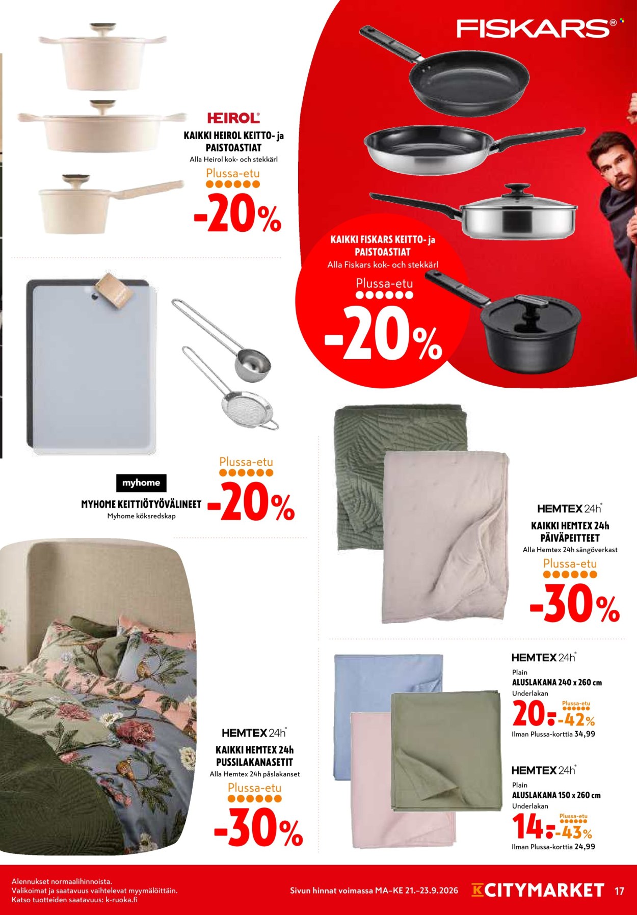 K-citymarket tarjoukset - 21.09.2026 - 23.09.2026. Sivu 17