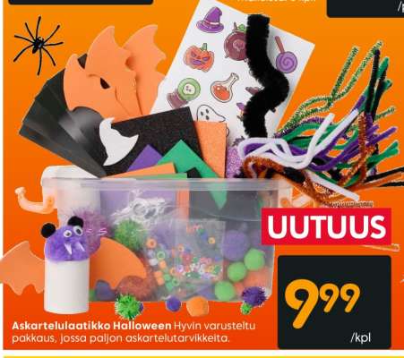 Askartelulaatikko Halloween