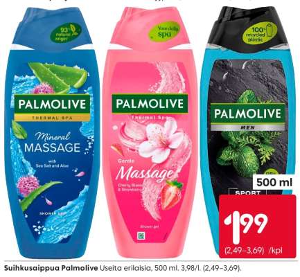 Suihkusaippua Palmolive