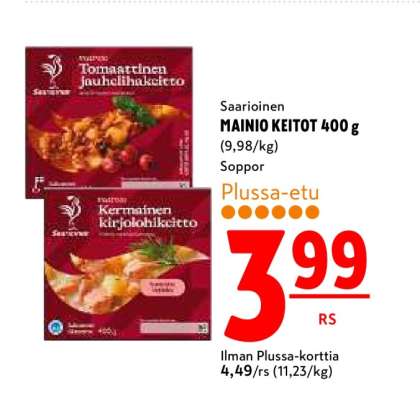 Saarioinen MAINIO KEITOT 400 g