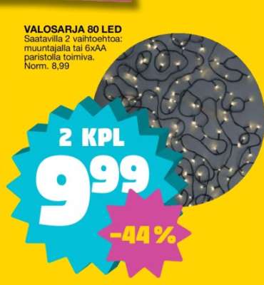 VALOSARJA 80 LED